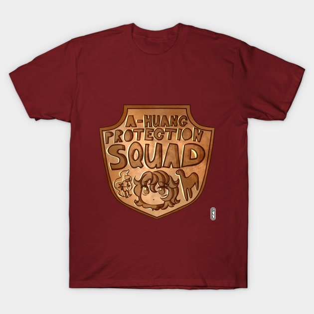 A-Huang Protection Squad T-Shirt by darklightlantern@gmail.com